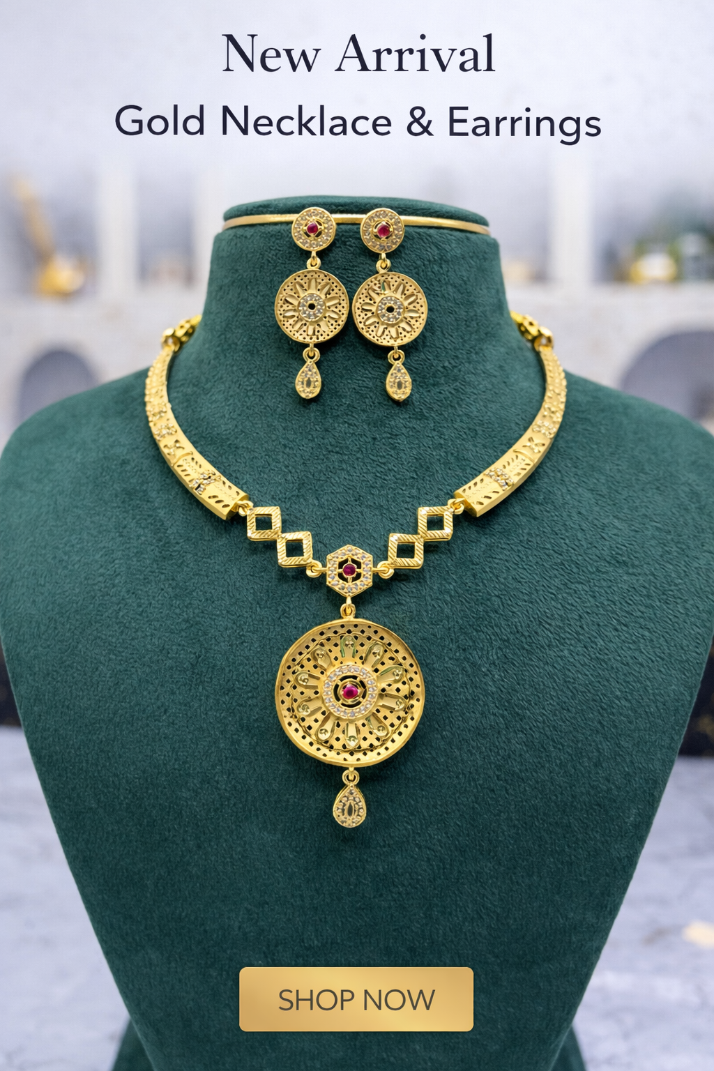 Foaming necklace