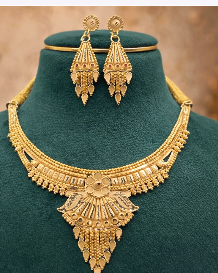 Foaming necklace