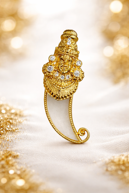 Traditional balaji tiger nail pendant