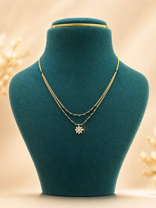 Beautiful black diamond chain
