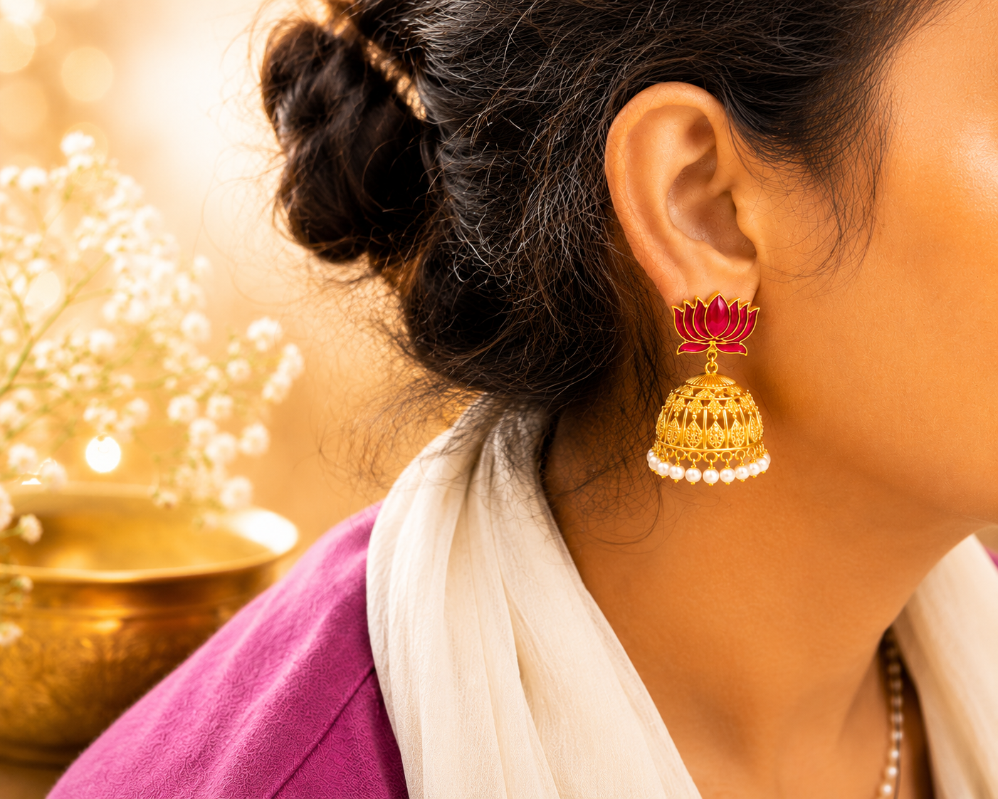 ✨ “Every Jhumka Tells a Story of Grace, Tradition & Timeless Beauty.” ✨