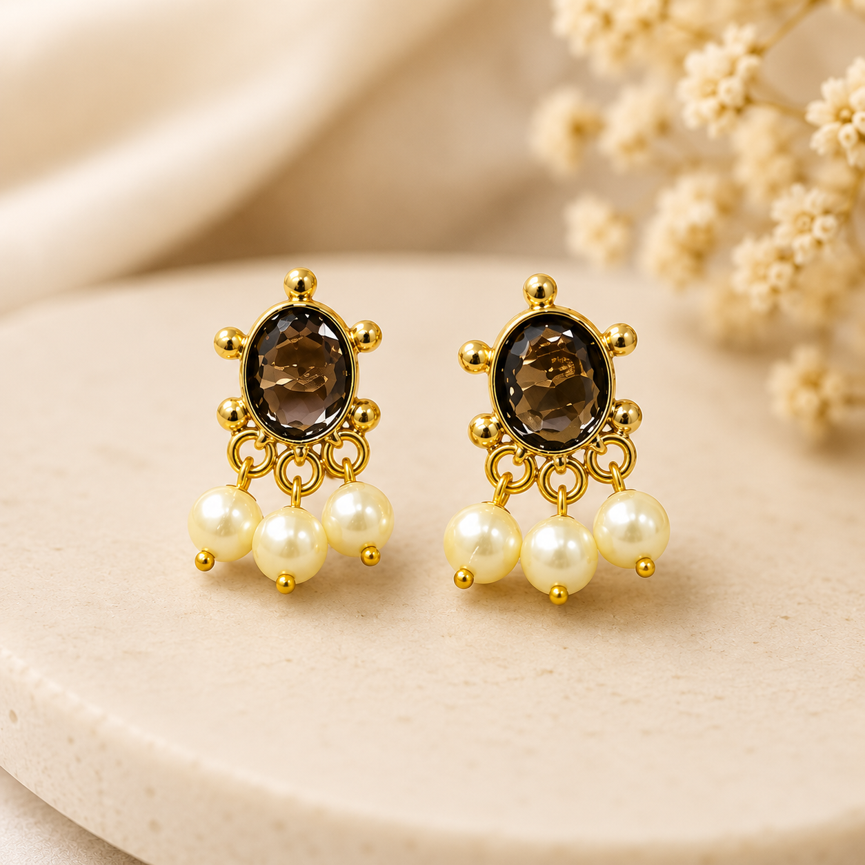 Tortoise earrings