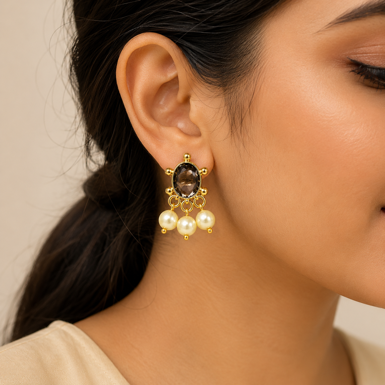 Tortoise earrings