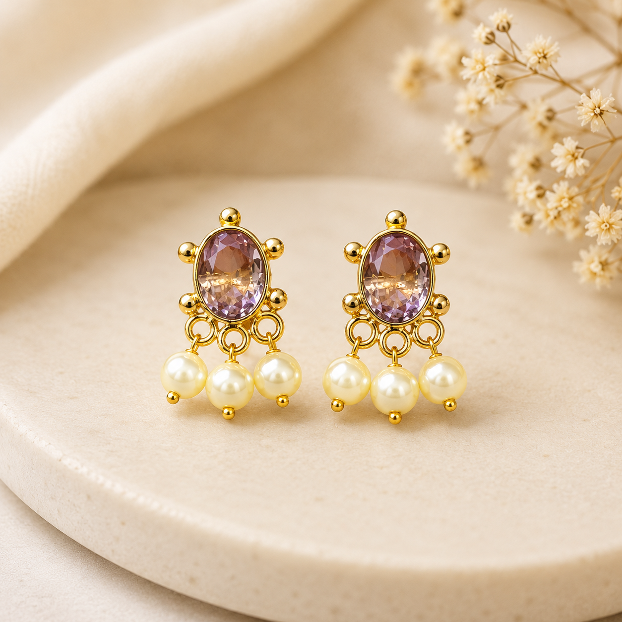 Tortoise earrings