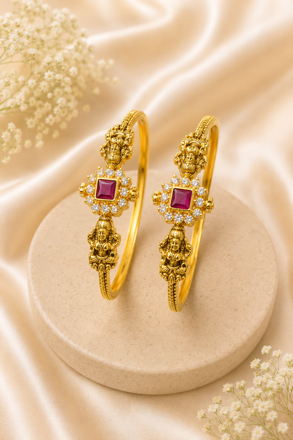 Premium Antique Stone Kada