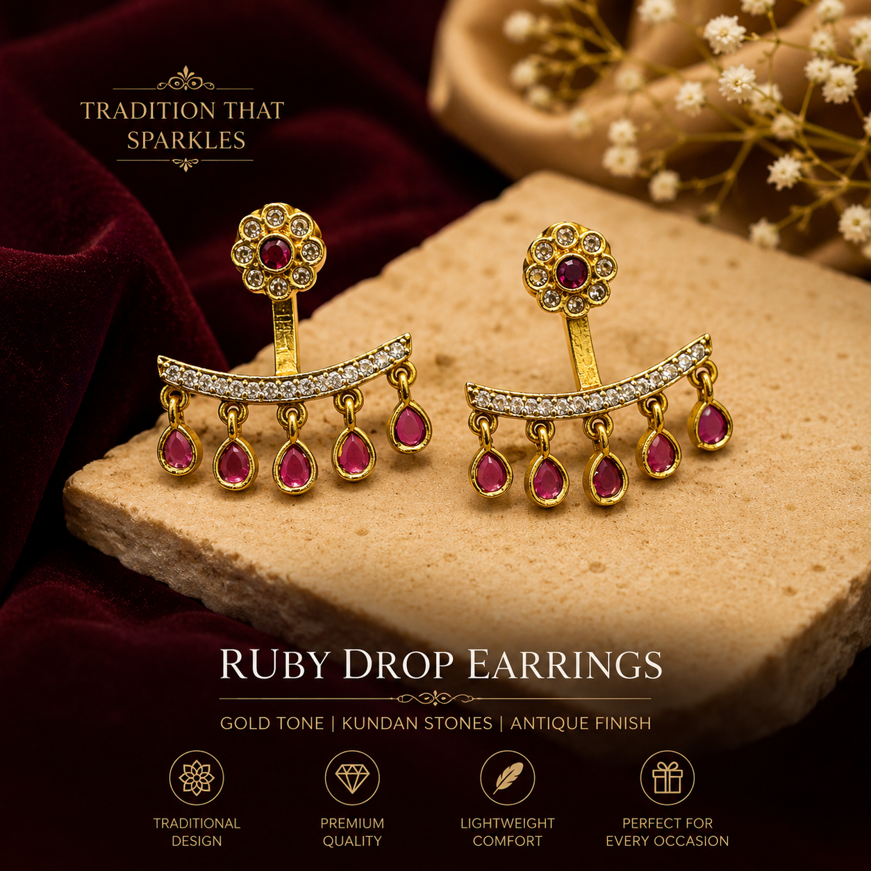 👑 “Tradition meets modern elegance.”