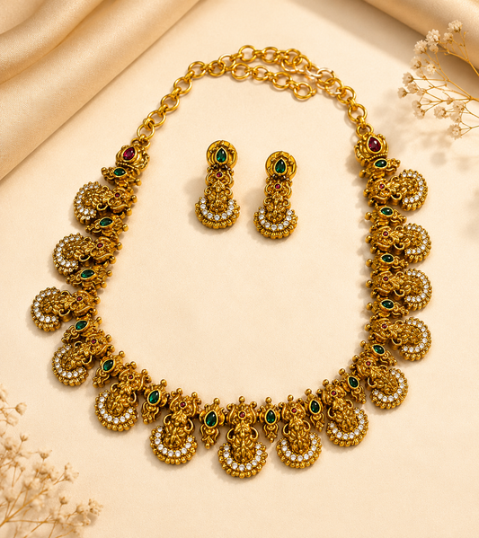 💫Beautiful simple Nakshi necklace  ✨