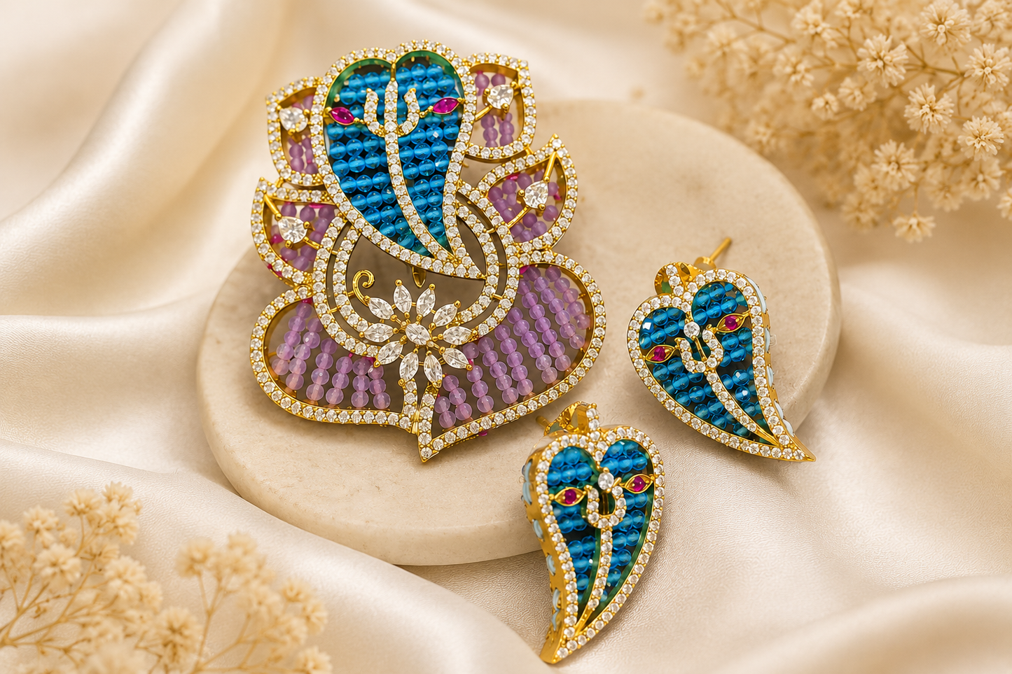 ✨ Elegant Beaded Jewelry Set ✨