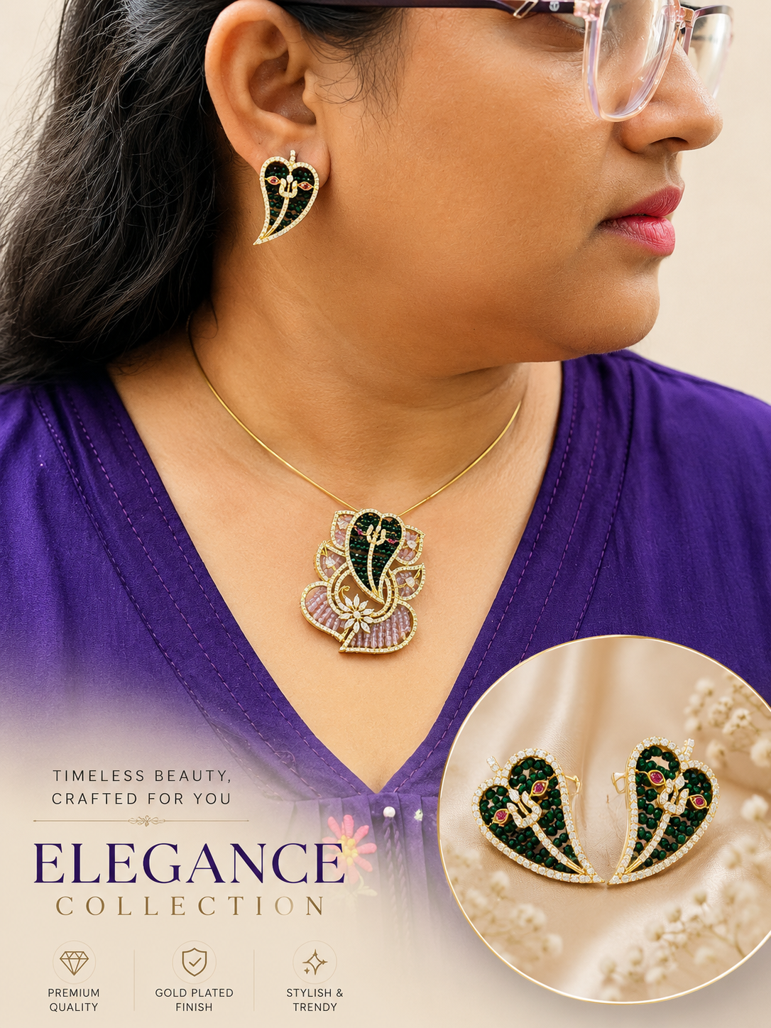 ✨ Elegant Beaded Jewelry Set ✨