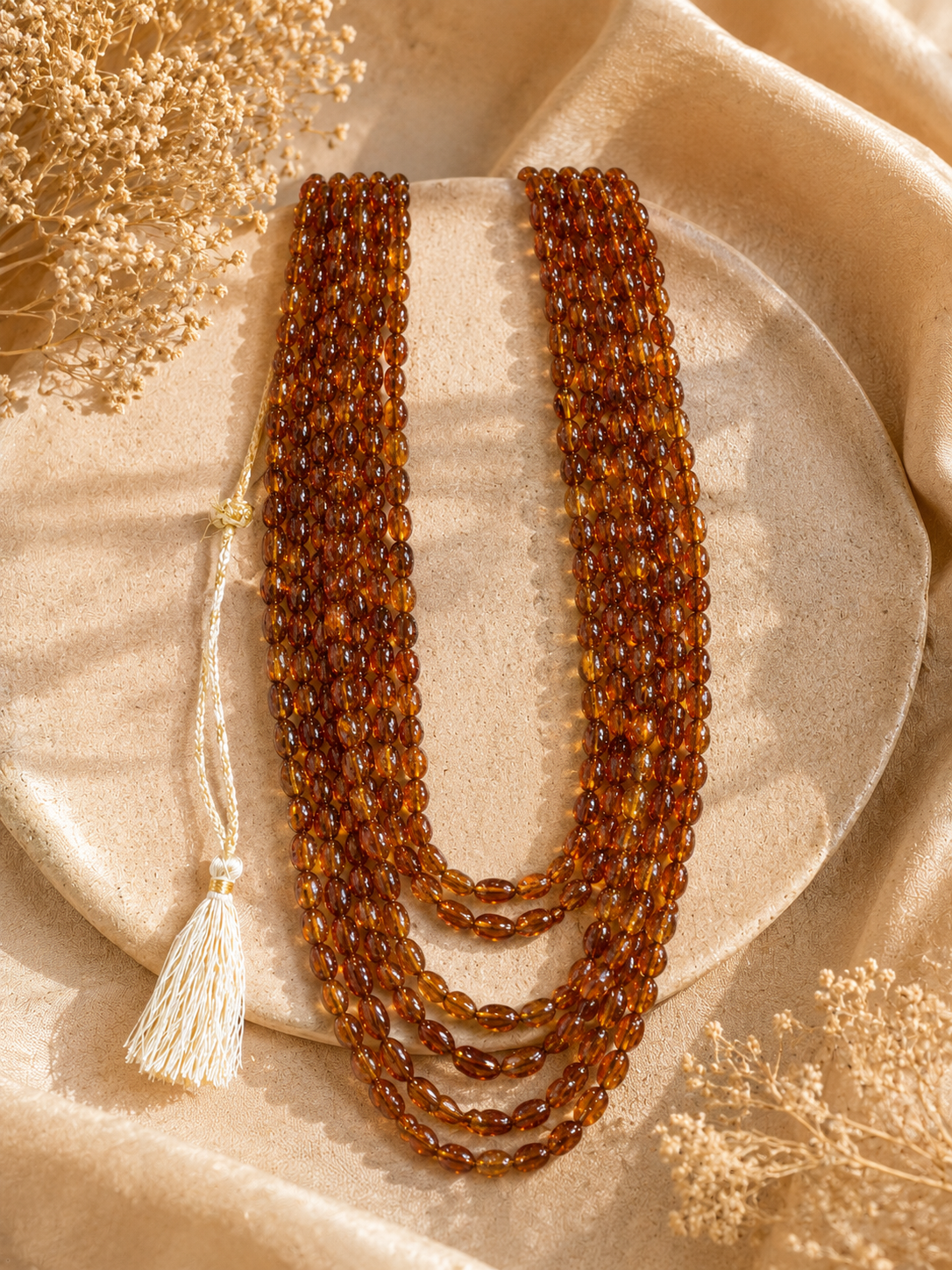 Natural Hessonite gomedak Oval Beads, 18inch one strands