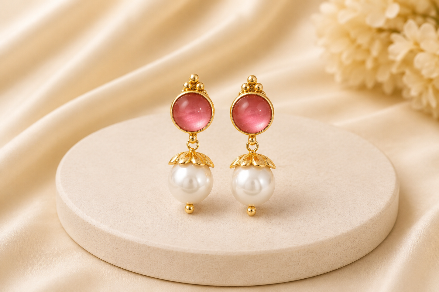Pearls earrings