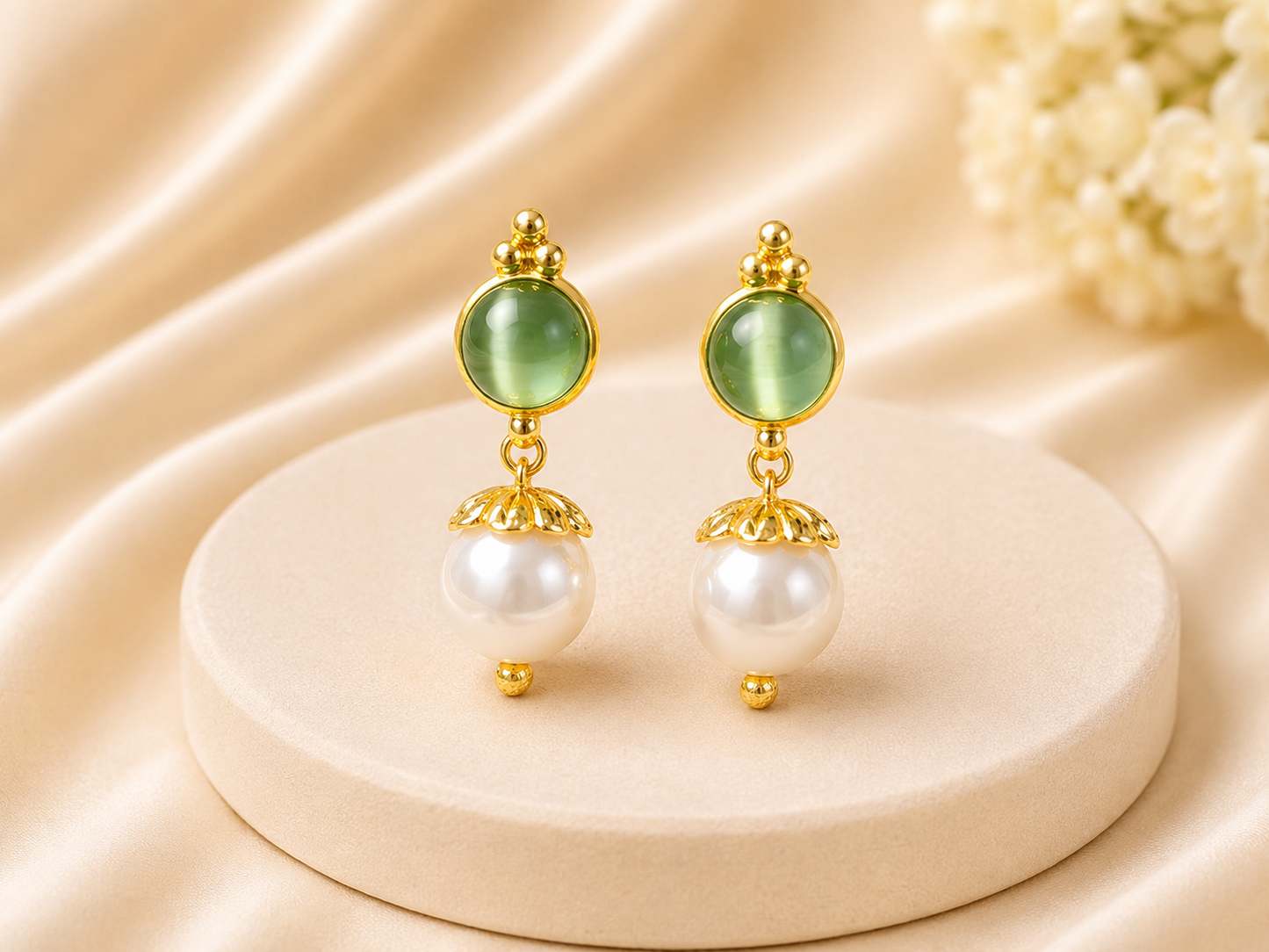 Pearls earrings
