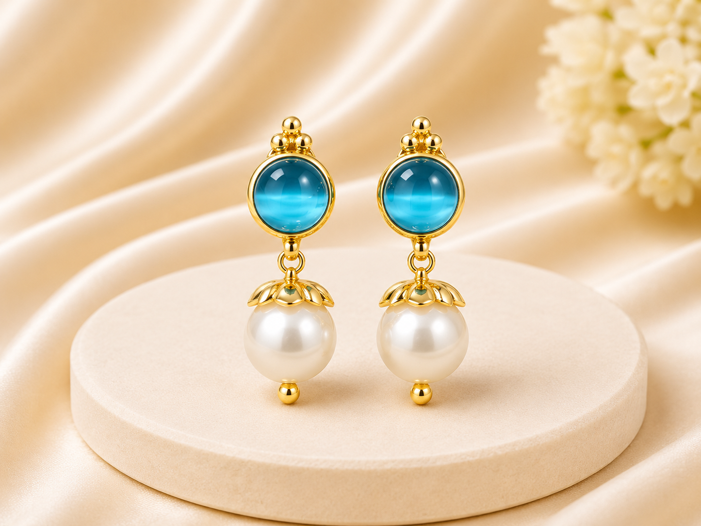 Pearls earrings