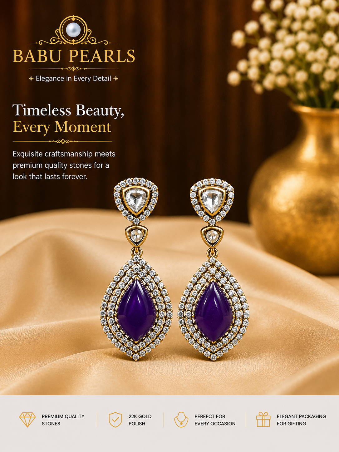 Luxury isn’t worn… it’s felt with Babu Pearls