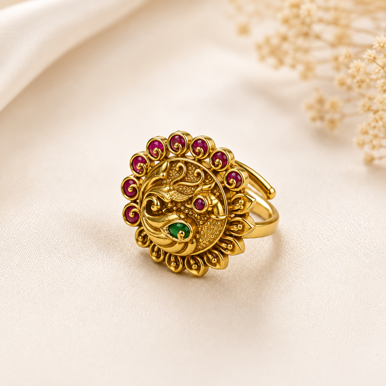 ✨ “A perfect blend of elegance and tradition in one stunning ring 💫”