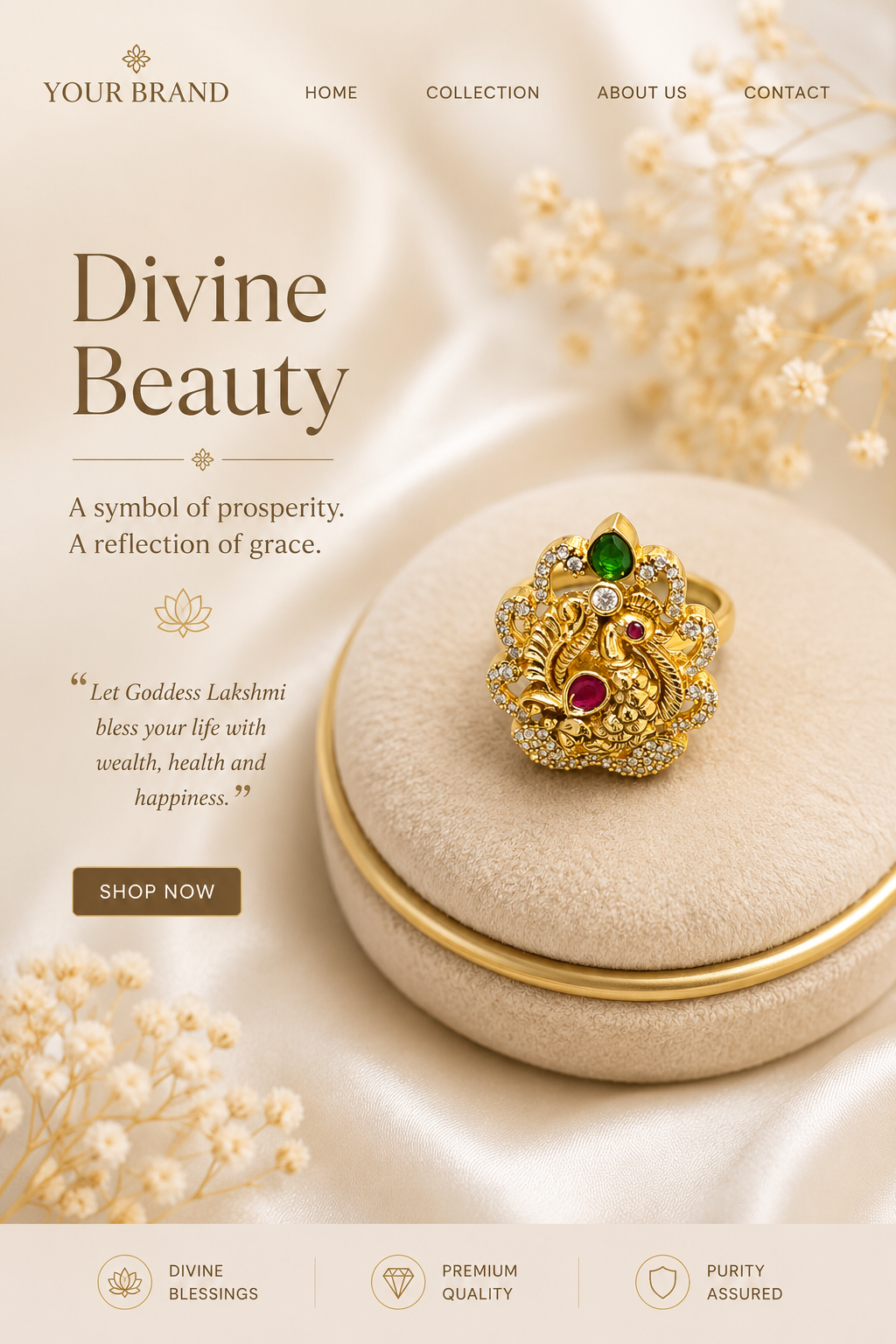 ✨ “Where Tradition Shines with Timeless Beauty.”