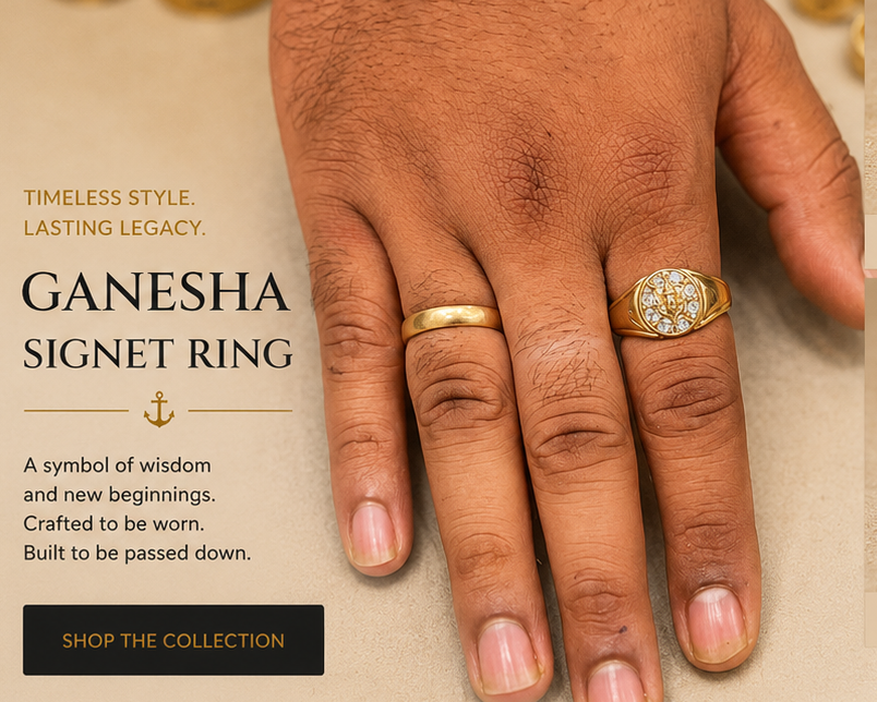 ✨ “Wear the Blessings of Ganesha, Carry Success Every Day.”