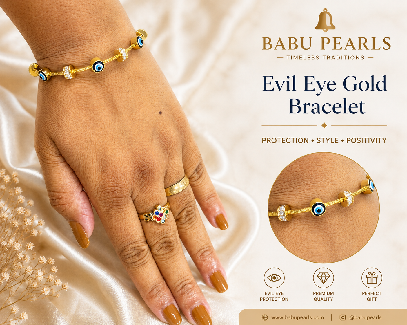 Evil Eye Charm Bracelet – Style Meets Protection