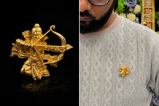 * 🏹 Sri Rama Brooch – Wear Your Faith with Pride