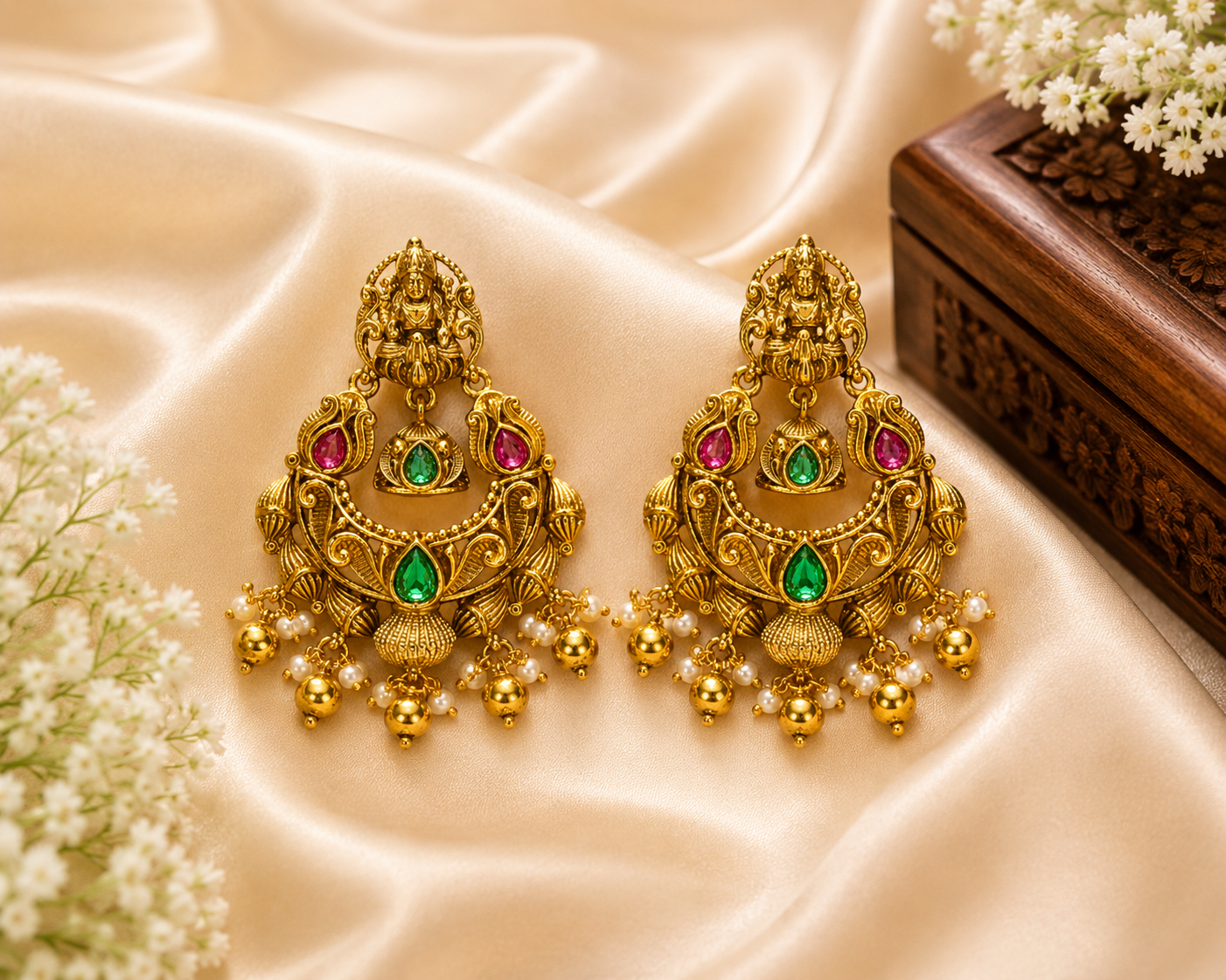👑 Lakshmi Royal Chandbali