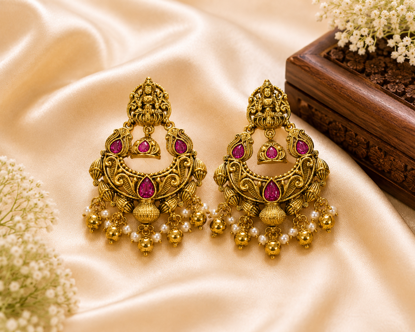 👑 Lakshmi Royal Chandbali