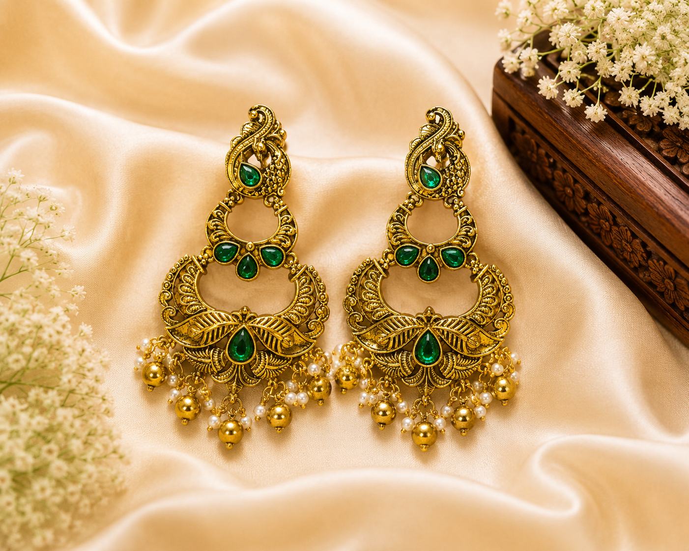 * ✨ Royal Traditional Earrings Collection