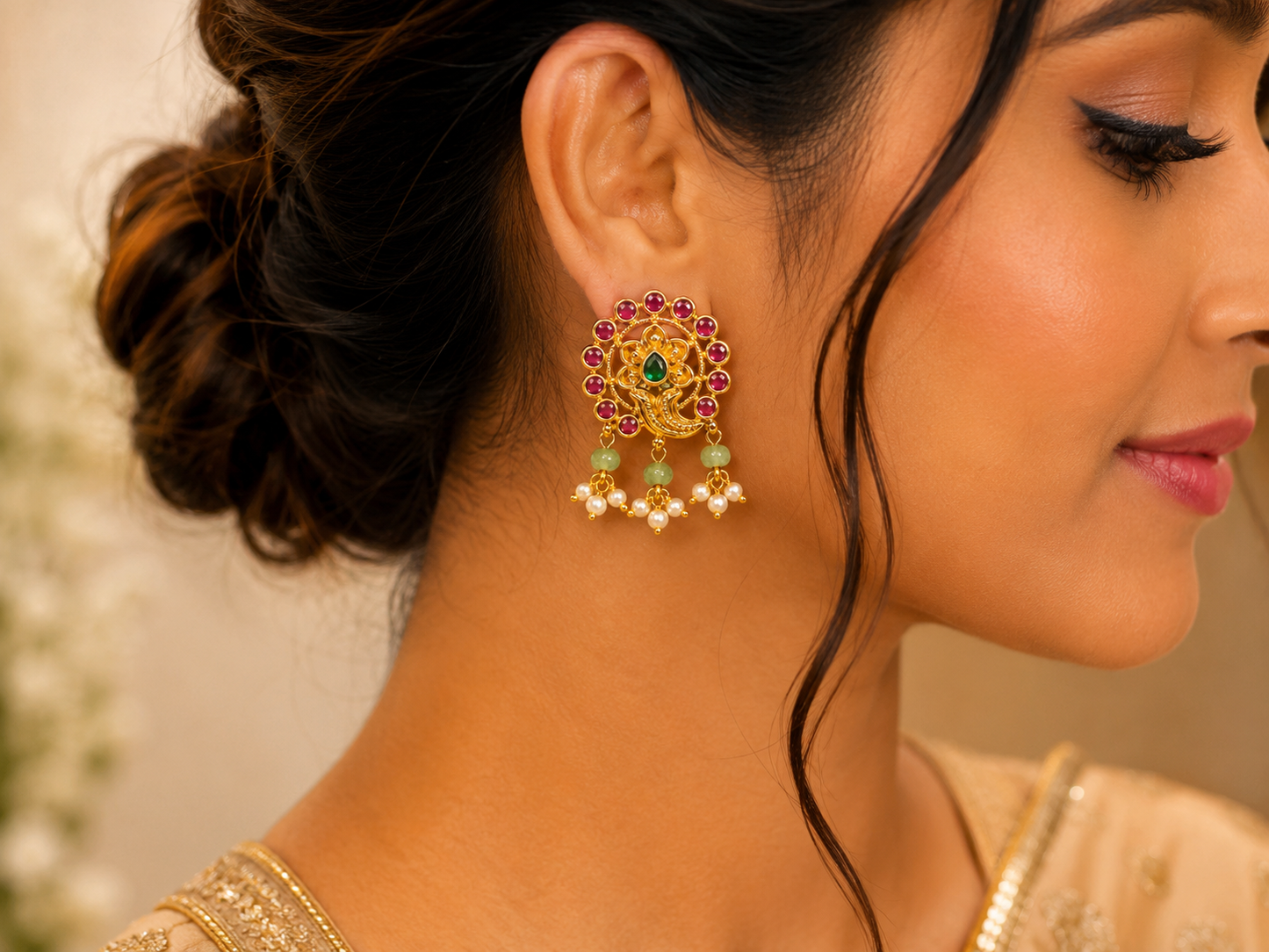 ✨ Royal Bloom Earrings