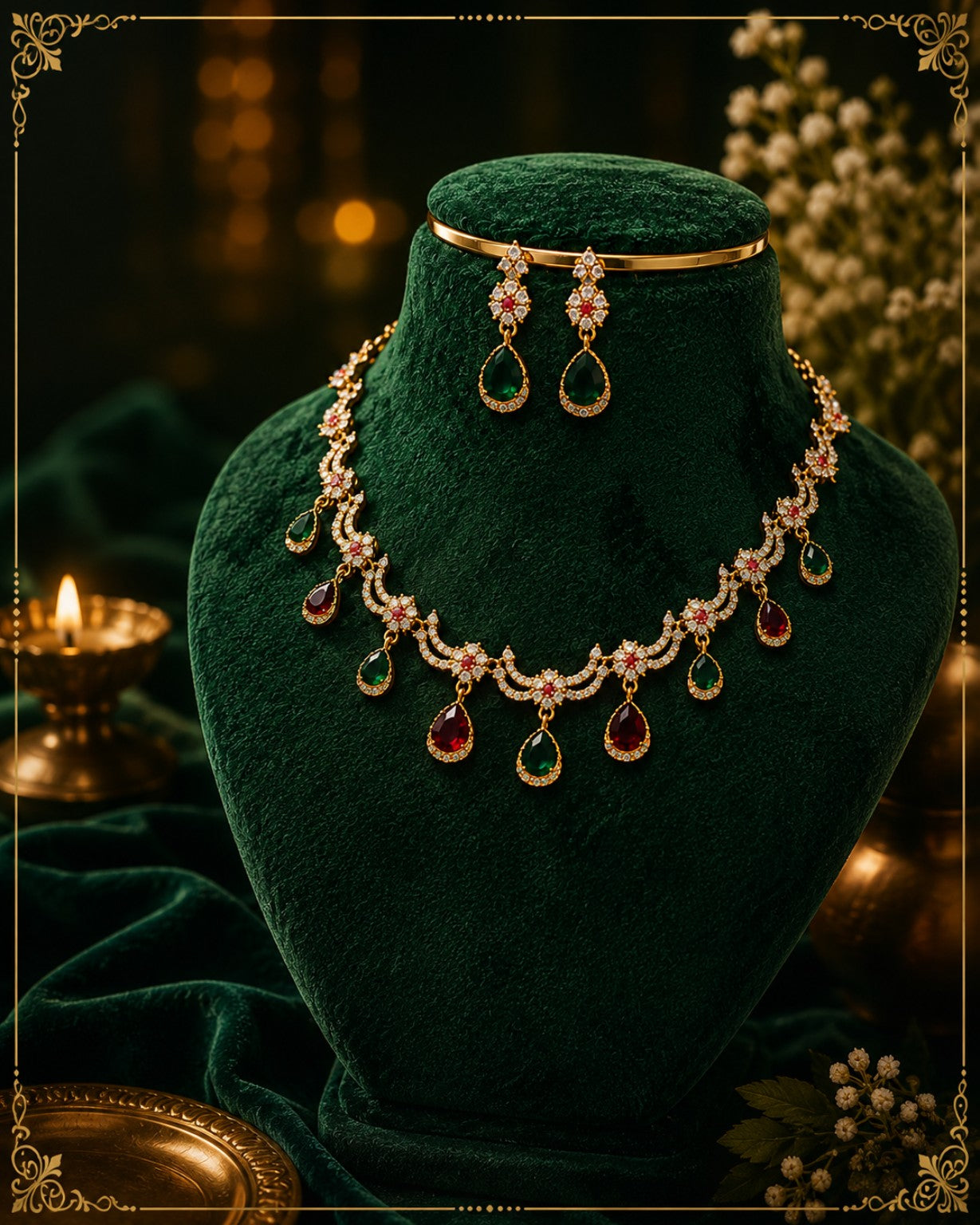 * Heritage Layered Bead Necklace💝✨