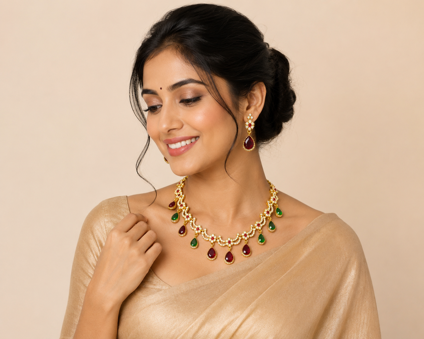 * Heritage Layered Bead Necklace💝✨