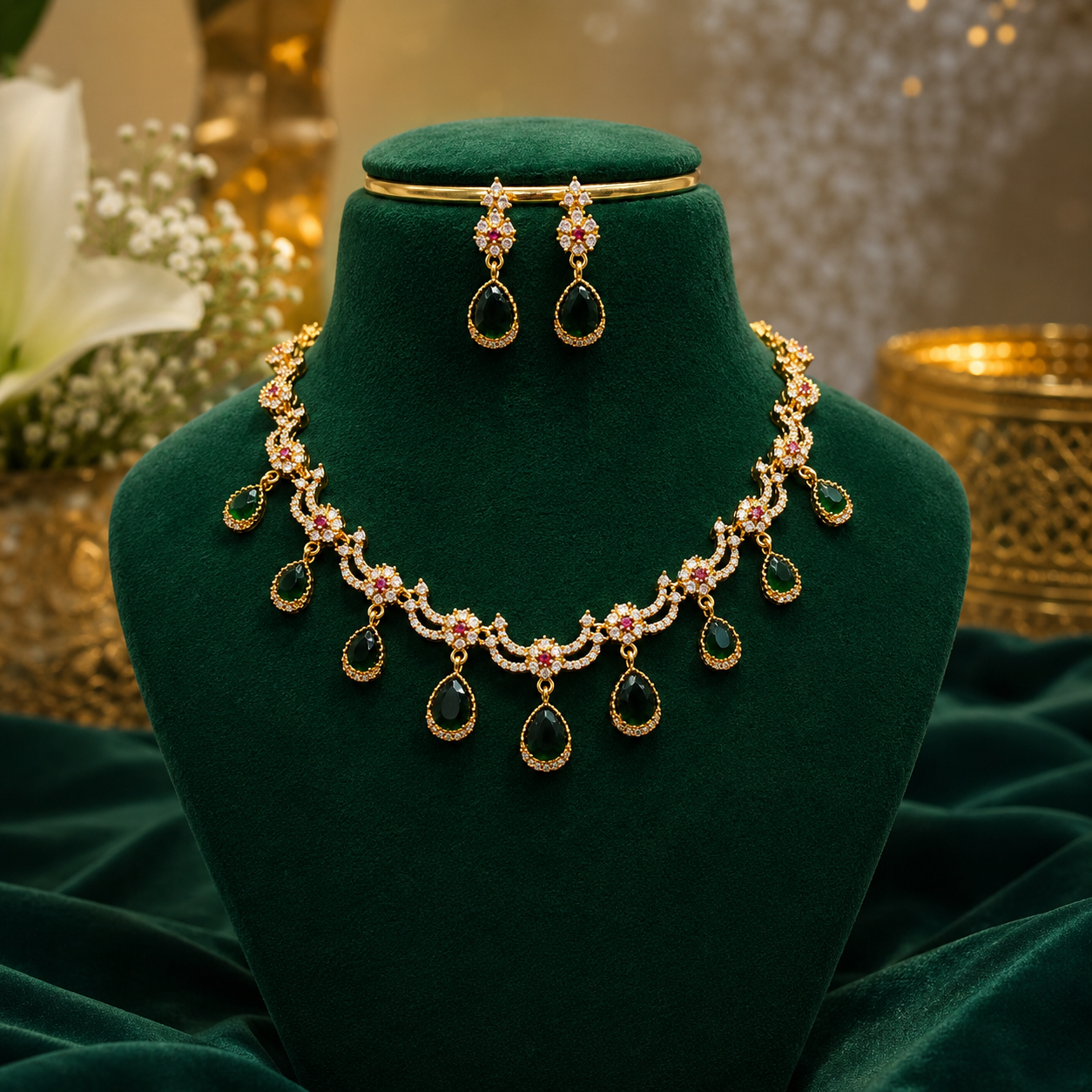 * Heritage Layered Bead Necklace💝✨