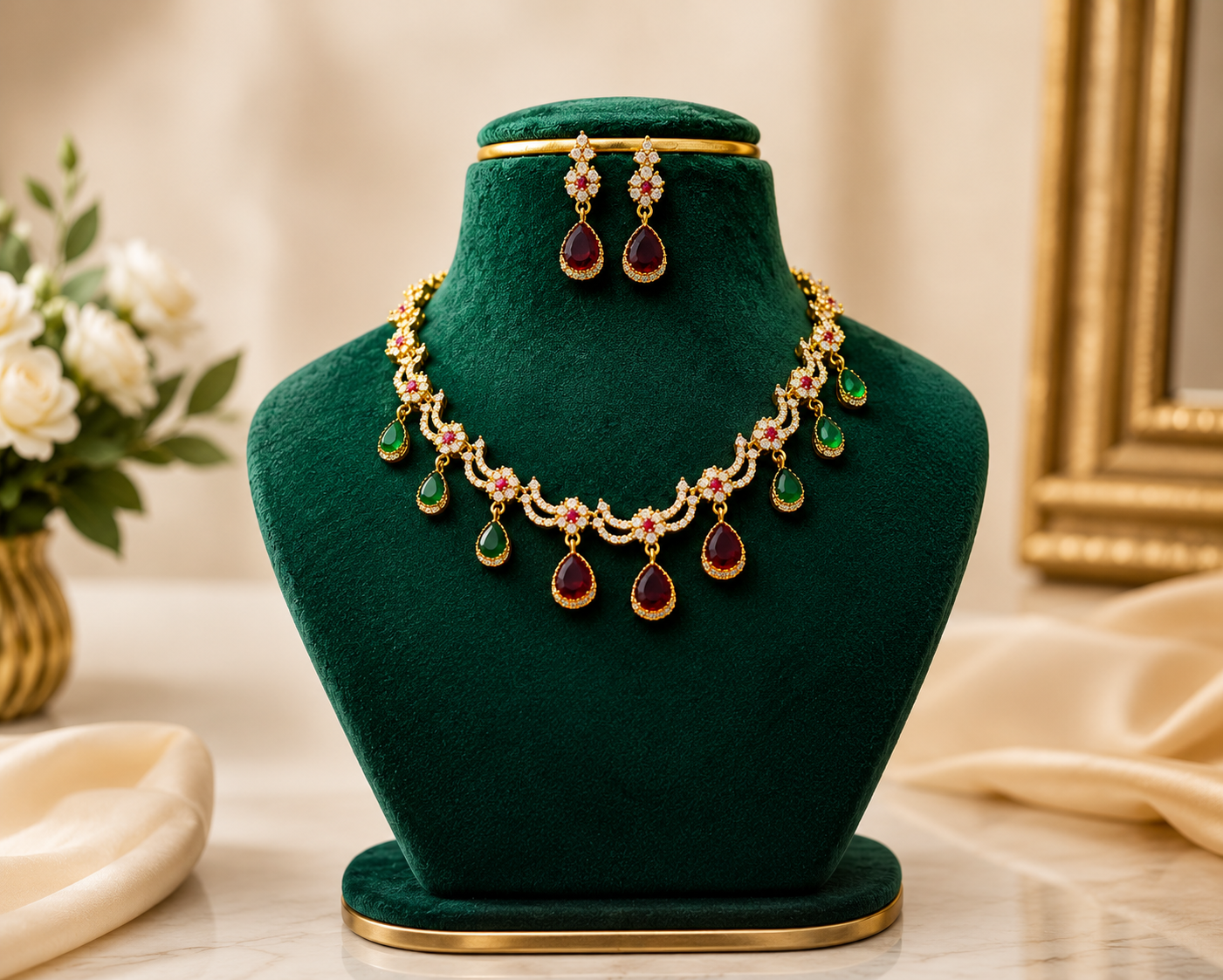 * Heritage Layered Bead Necklace💝✨